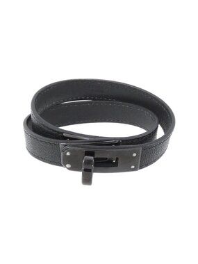 Hermes Kelly Double Tour So Black Bracelet